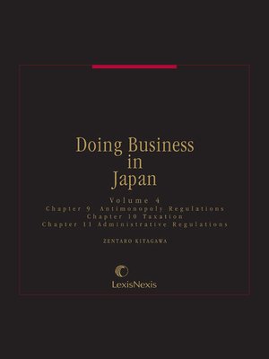 cover image of Doing Business in Japan